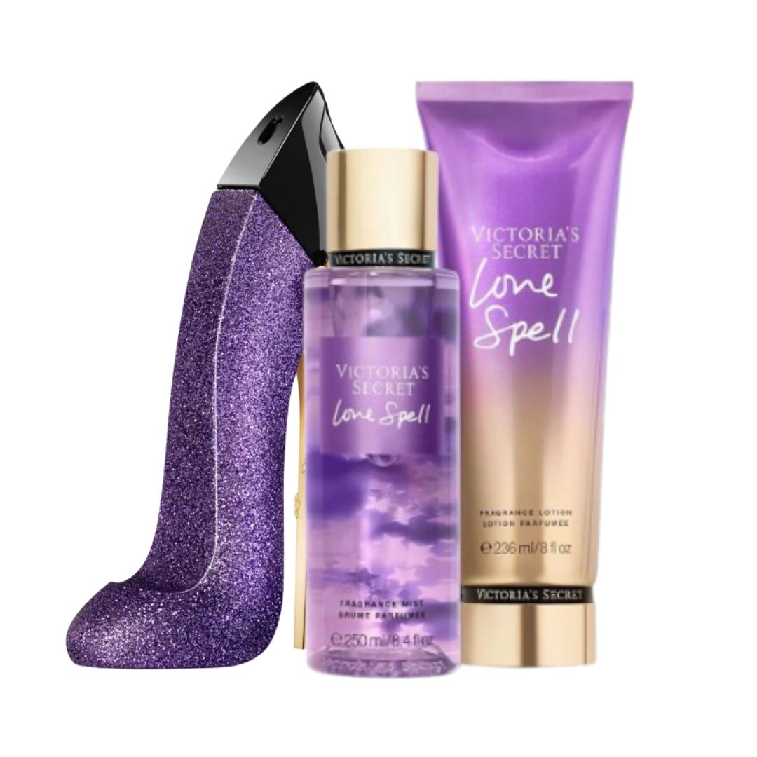 PROMOÇÃO COMPRE 1 LEVE 3 - Kit Victoria's Secret + Good Girl (Hidratante 236ml + Body splesh 250ml + Perfume 100ml ) - Edição Especial