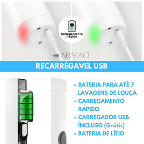 [PROMOÇÃO COMPRE 1 E LEVE 5] Kit Completo Escova Elétrica de Limpeza™ 3.0 - Multiuso Super Potente + Carregador USB Grátis!